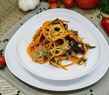 Баклажаны с шампиньонами