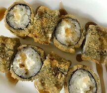 Маки с сыром темпура