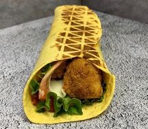 Тортилья с курицей темпура