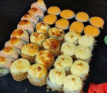 Сет Запеканка с чесночно-сырным соусом
