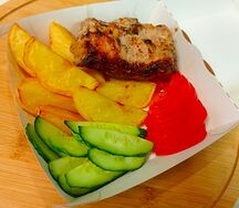 Бокс Мясо & Овощи с шашлыком из свинины