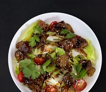 Салат с сердечками