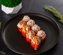 Запеченный ролл с мидиями