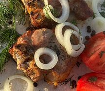 Шашлык из мякоти баранины