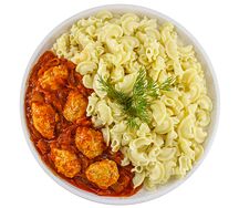 Фрикадельки куриные в томатном маринаде