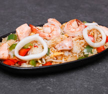 Теппаньяки рис с курицей