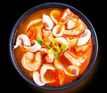Том ям с морепродуктами