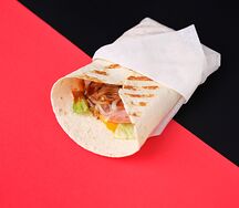 Не шаурма с ветчиной в тайском соусе