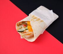 Не шаурма с индейкой и соусом барбекю