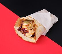 Не шаурма с куриным фаршем, обжаренном на гриле