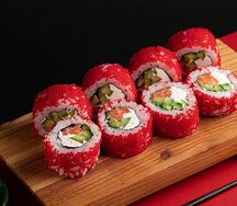 Ролл Ya Калифорния с лососем сяке