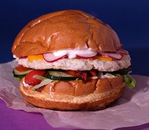 Фитнес бургер от шефа с индейкой