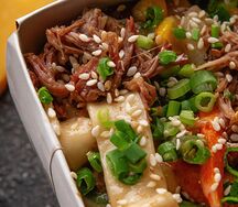 Удон с говядиной в соевом