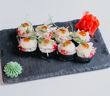 Запеченый кани ролл