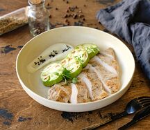 Куриное филе с кабачками