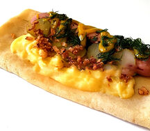 Блин с сосиской