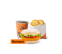 Чикен Фреш Маффин Большой Комбо