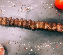 Шашлык из куриных сердечек