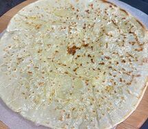 Хычин с картошкой и зеленью