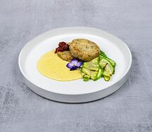 Котлеты из креветки и окуня