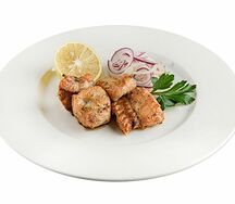 Шашлык из филе сома