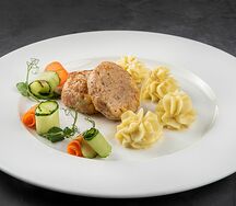 Котлеты из индейки с картофельным пюре