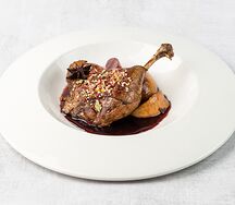 Утиная ножка с айвой