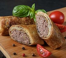 Замороженный блинчик с мясом