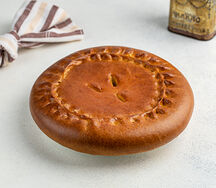 Пирог с белой рыбой и овощами