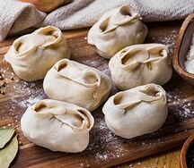 Манты с говядиной