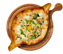 Хачапури с курицей и грибами