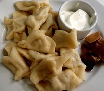 Вареники с картофелем и грибами
