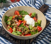 Салат из джонджоли с овощами
