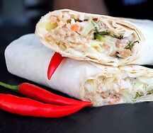 Лаваш-ролл с курицей классик
