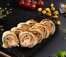 Темпура ролл с курицей и грибами