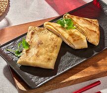 Блины с ветчиной и сыром