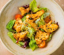 С карамелизированной курицей