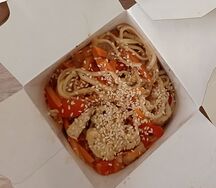 Удон с курицей