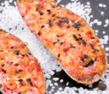 Мидии в ракушках под белым соусом