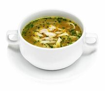 Суп-лапша из домашней курицы