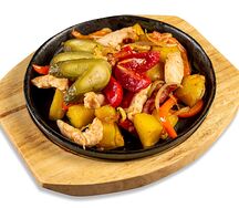 Сковородка с курицей