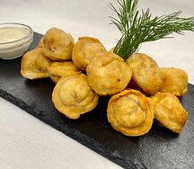 Пельмени жареные