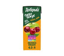 Сок Добрый Яблоко-вишня