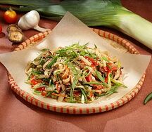 Лапша Удон с грибами шиитаке