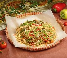 Лапша яичная с индейкой