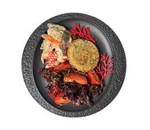 Печень куриная в картофельной шубе