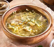 Суп-лапша домашняя с курицей