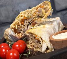 Дикая шаурма со свининой