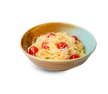Феттучини с креветками