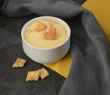 Крем-суп сырный с курицей